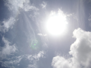 LOOK! Up in the sky! It's a bird! It's a plane, It's THE SUN!